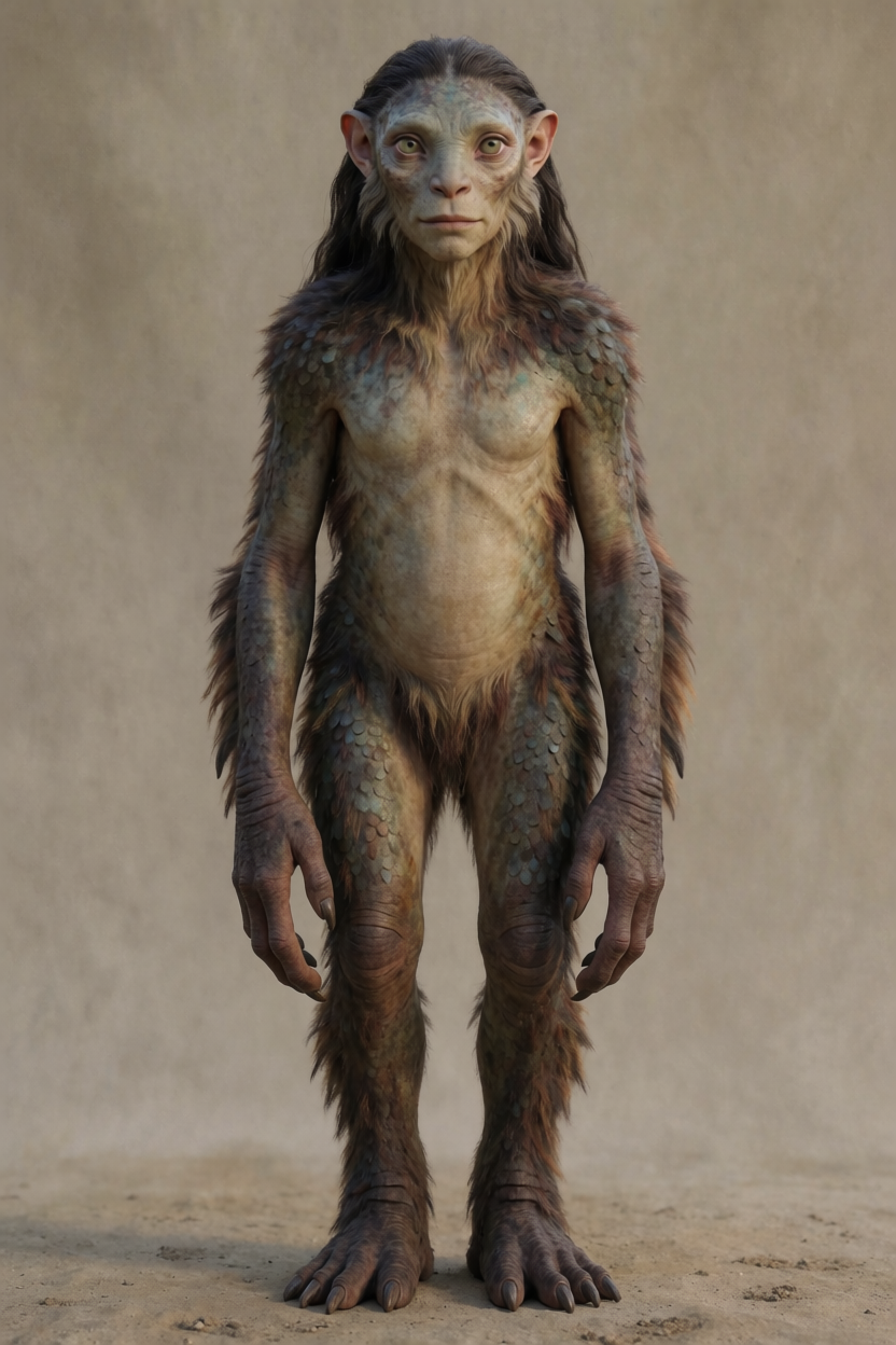 AI identification plate (Full body) of Bunyip