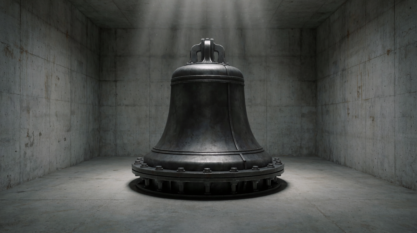 AI-generated speculative bunker scene for Die Glocke lore.