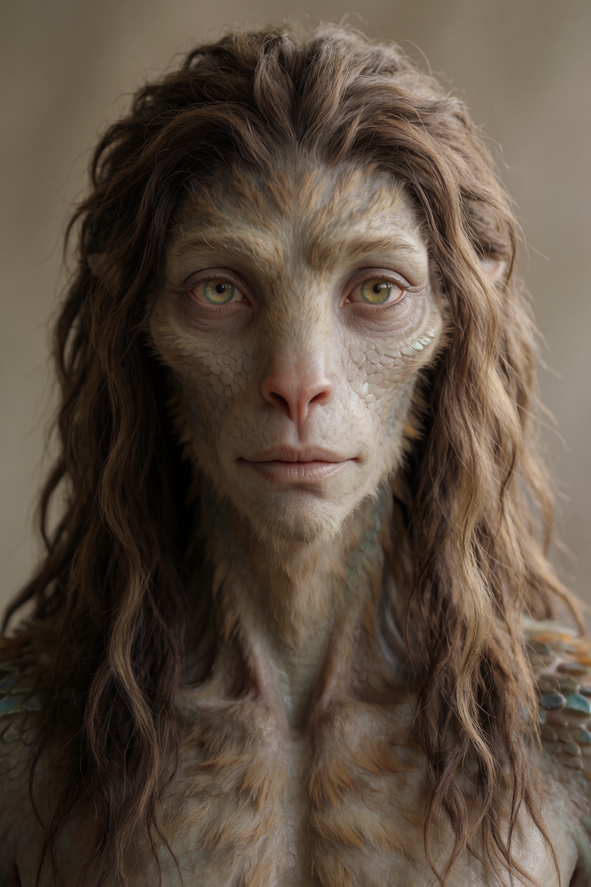 AI identification plate (Front view) of Dogman