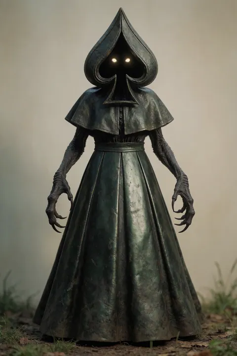 AI identification plate (Full body) of Flatwoods Monster
