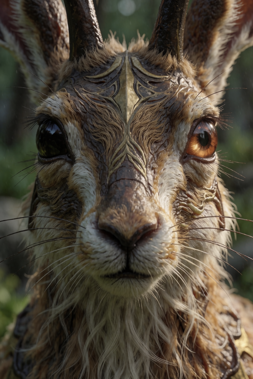 AI identification plate (Signature detail) of Jackalope