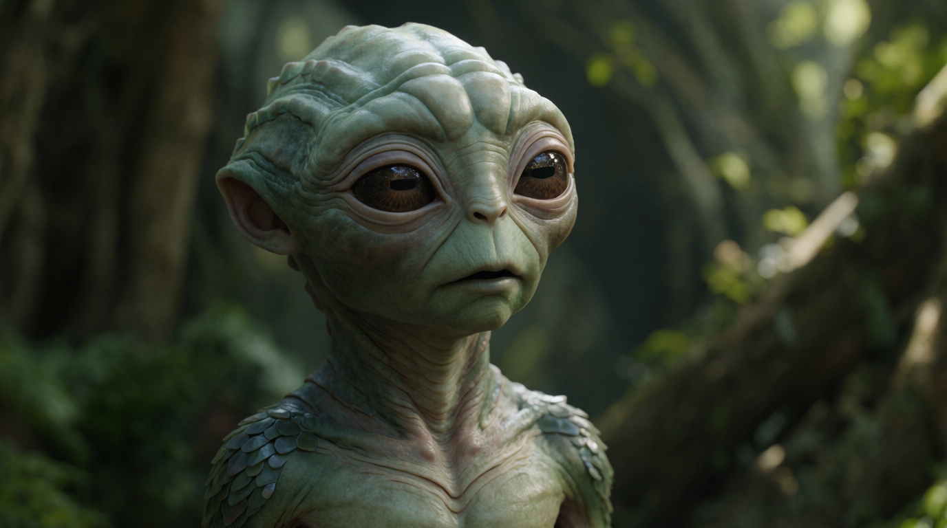 AI identification plate (In habitat) of Little Green Men