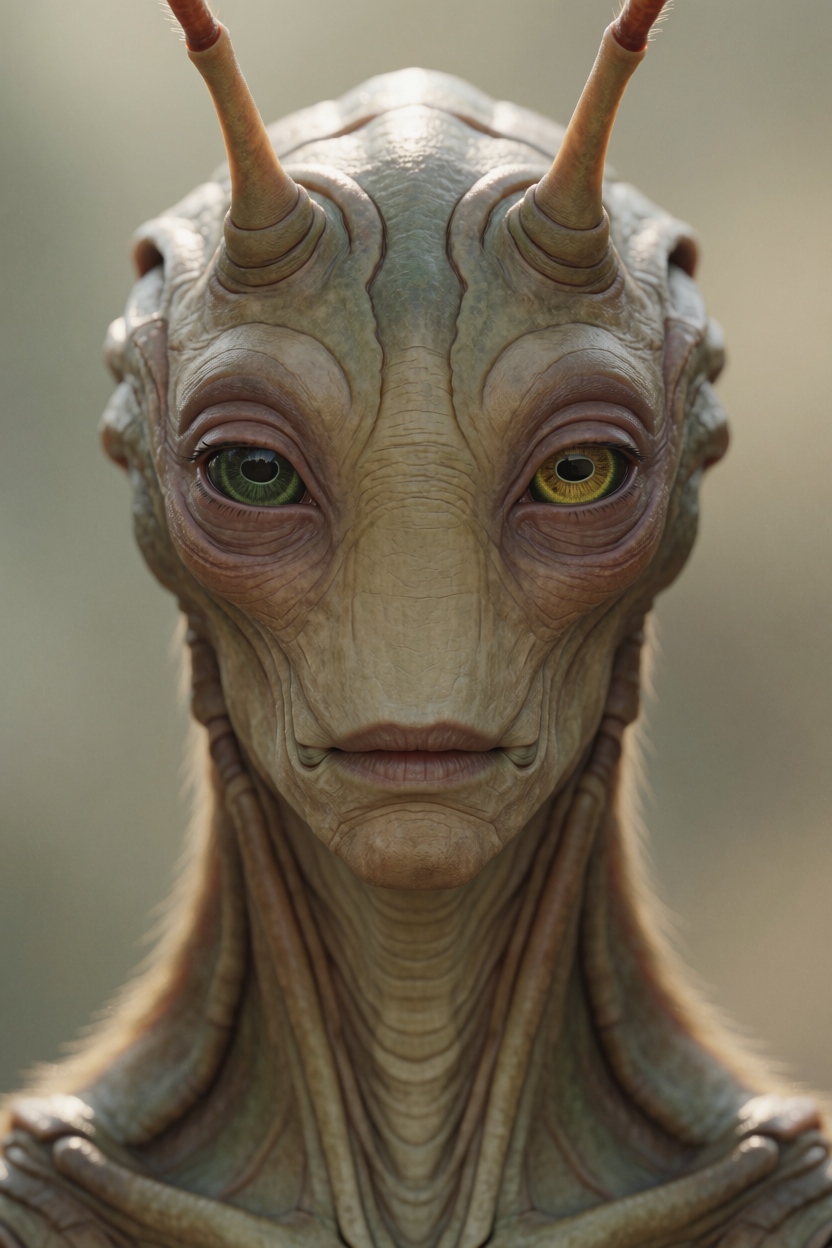 AI identification plate (Front view) of Mantis Aliens