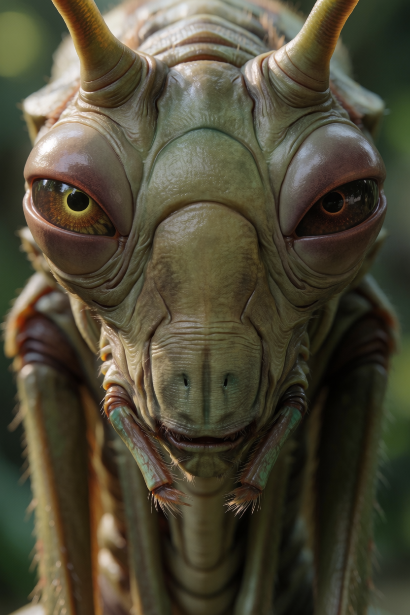 AI identification plate (Signature detail) of Mantis Aliens