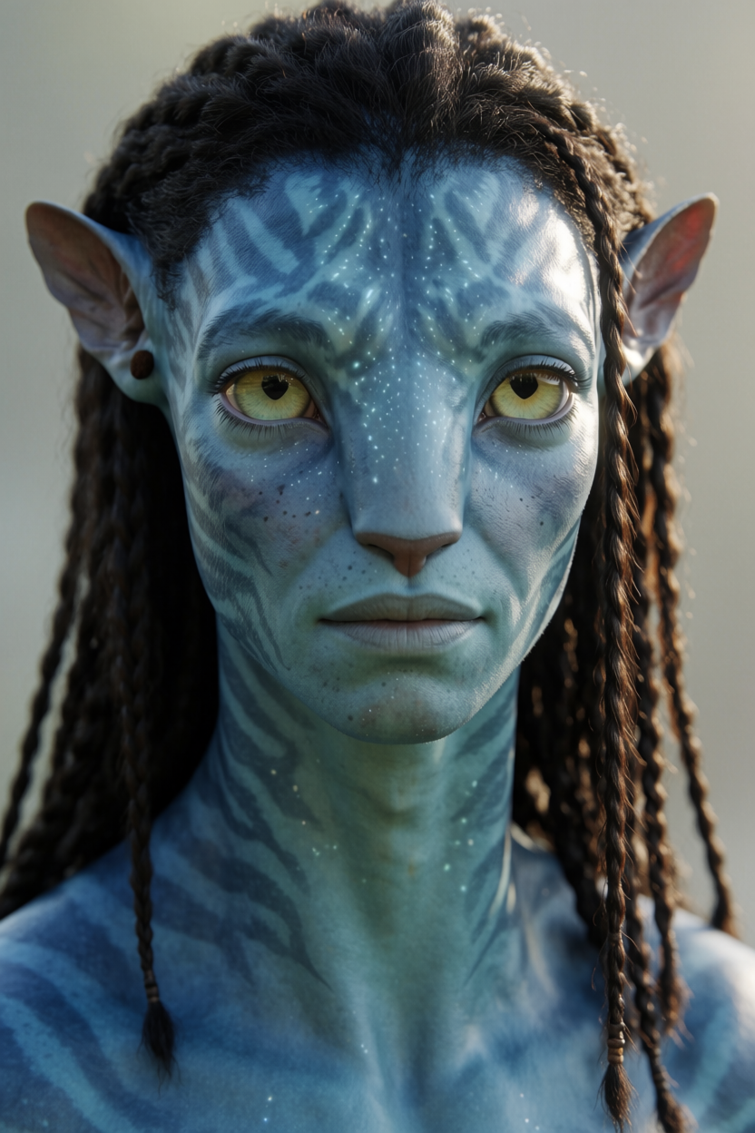 AI identification plate (Front view) of Na'vi