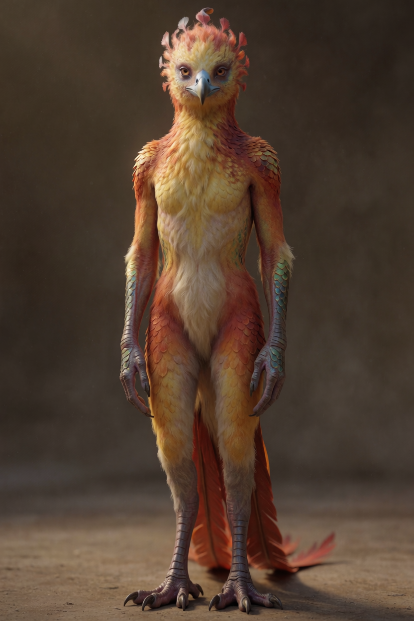 AI identification plate (Full body) of Phoenix