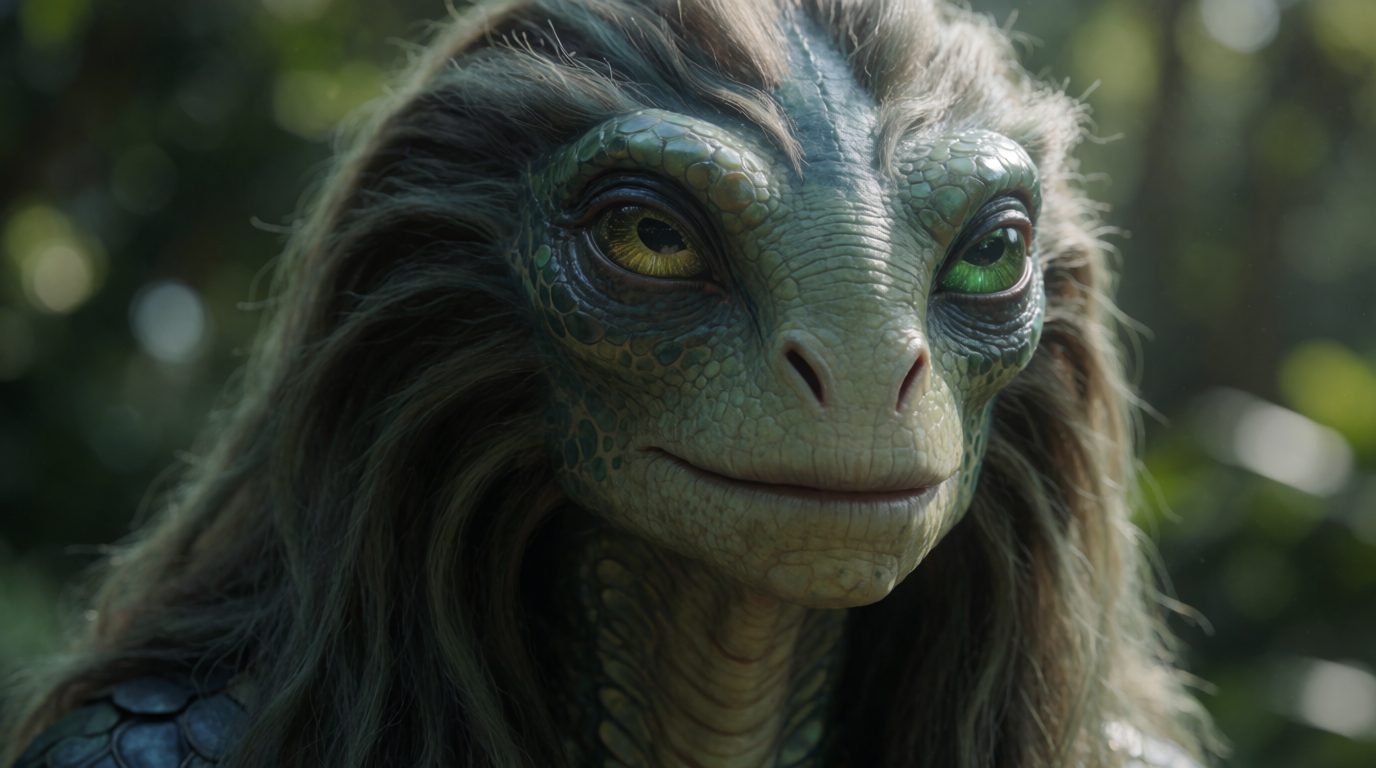 AI identification plate (In habitat) of Reptilians
