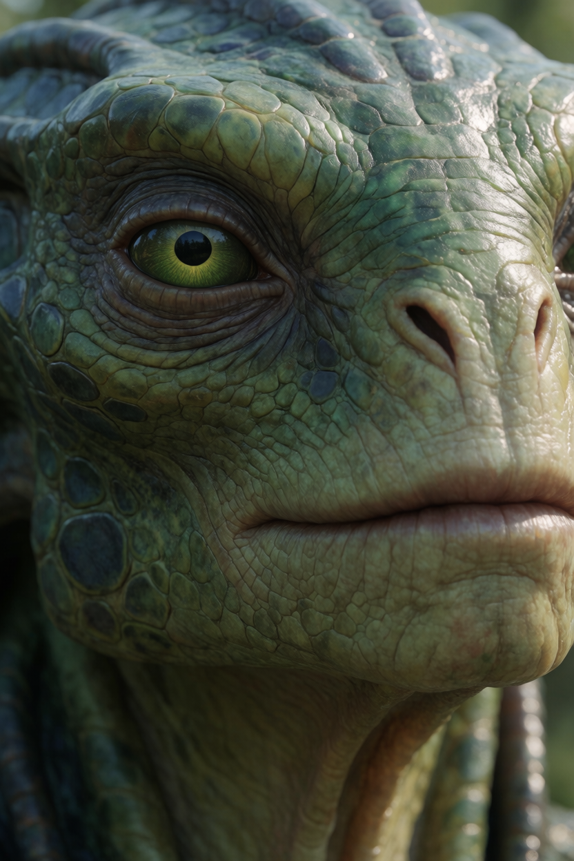 AI identification plate (Signature detail) of Reptilians