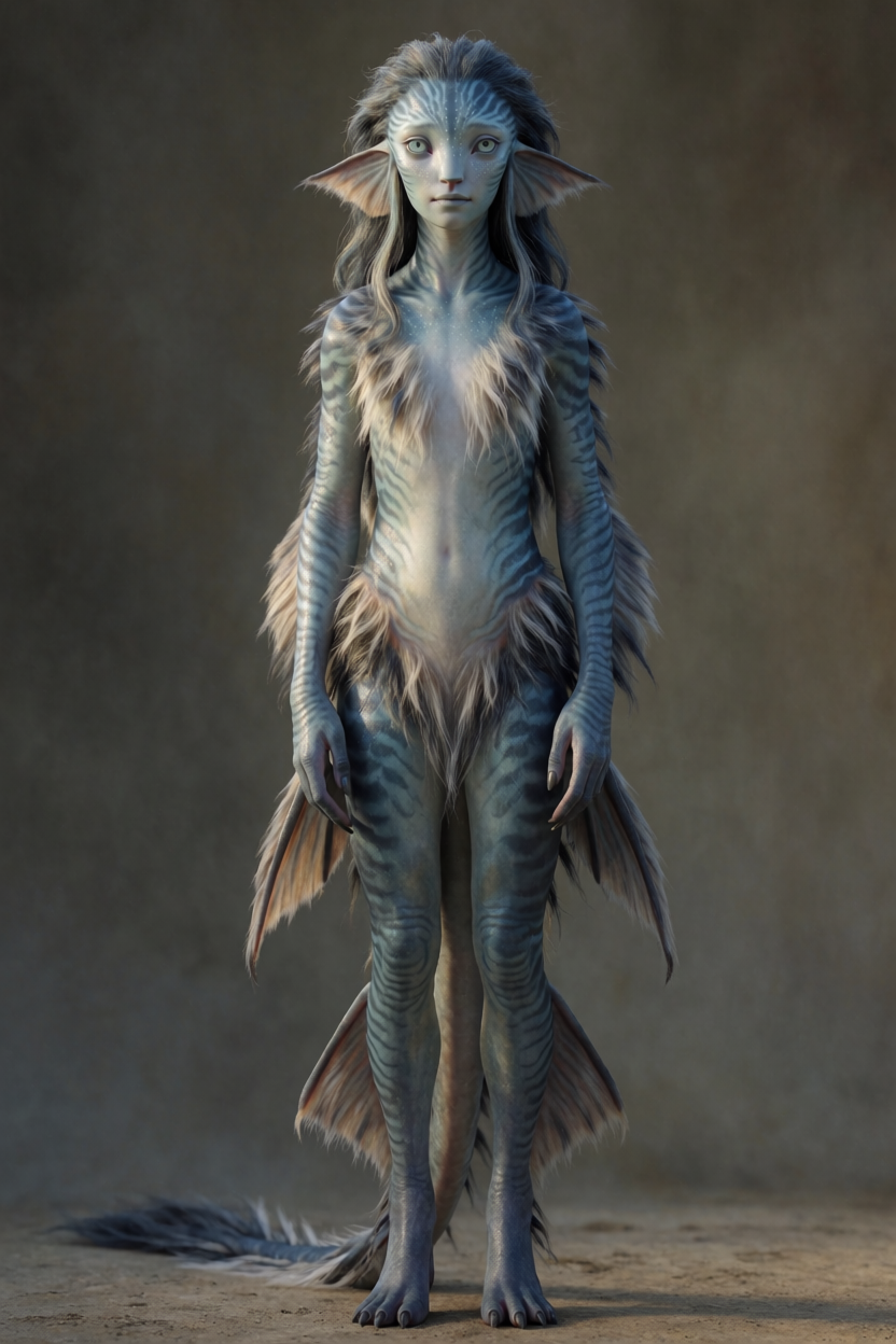 AI identification plate (Full body) of Selkie