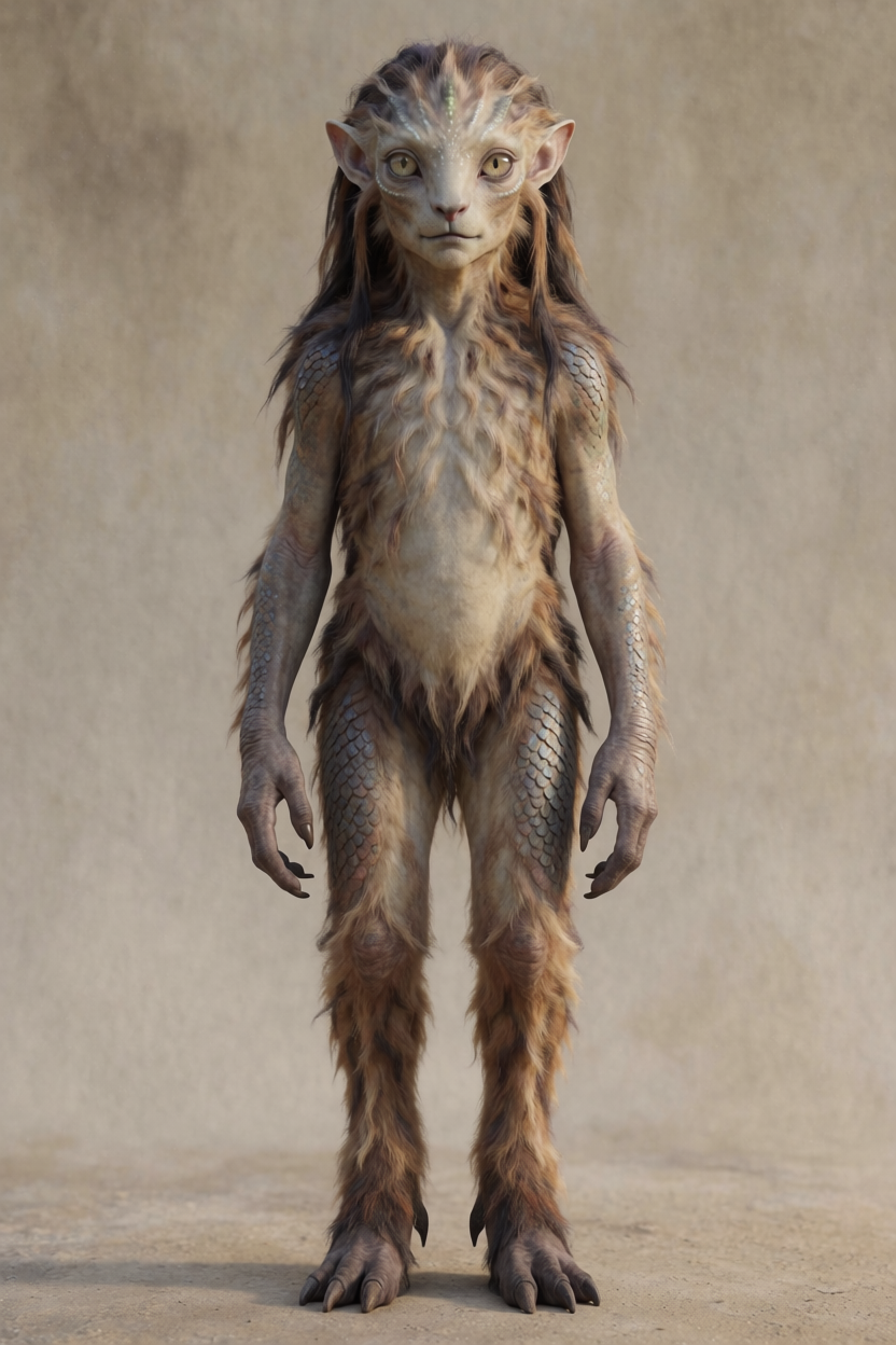 AI identification plate (Full body) of Skinwalker