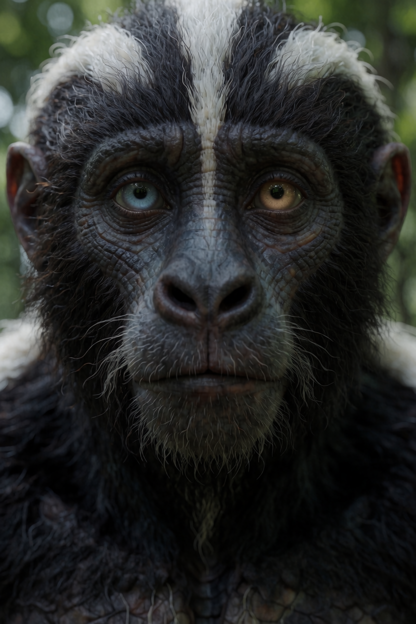 AI identification plate (Signature detail) of Skunk Ape