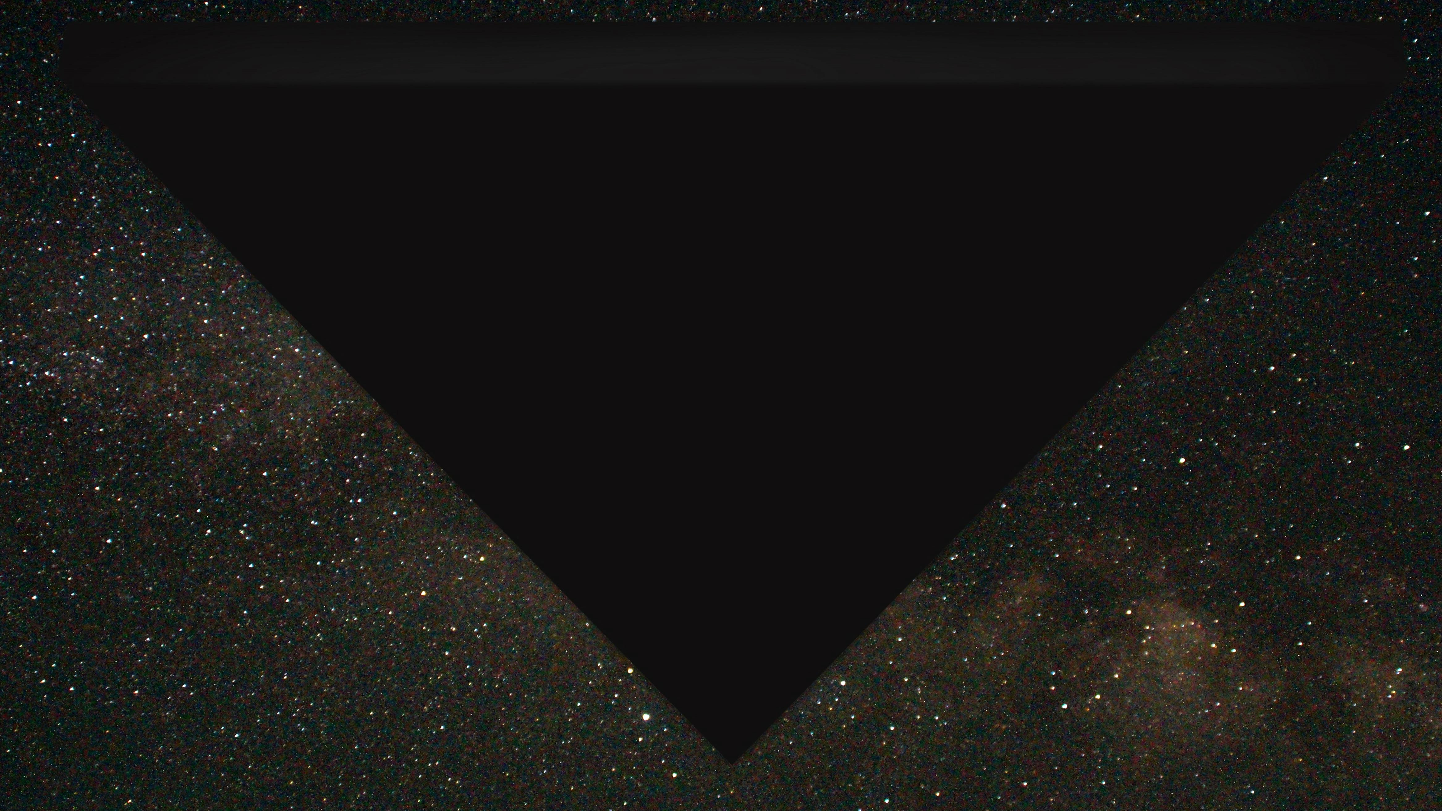 FBI digital rendering of an airborne triangle shape over a landscape